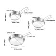 thumbnail image 5 of 3Pcs Nonstick Camping Frying Pans Portable Quick Heating Skillets Folding Cookware Pots for Hiking BBQ Picnics Fishing, 5 of 19