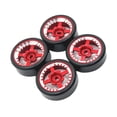 thumbnail image 1 of Neumático de deriva Vogacara 4 pack/lote 27mm llanta de Metal para 1/28 Wltoys K969 K979 K989 rojo, 1 of 6