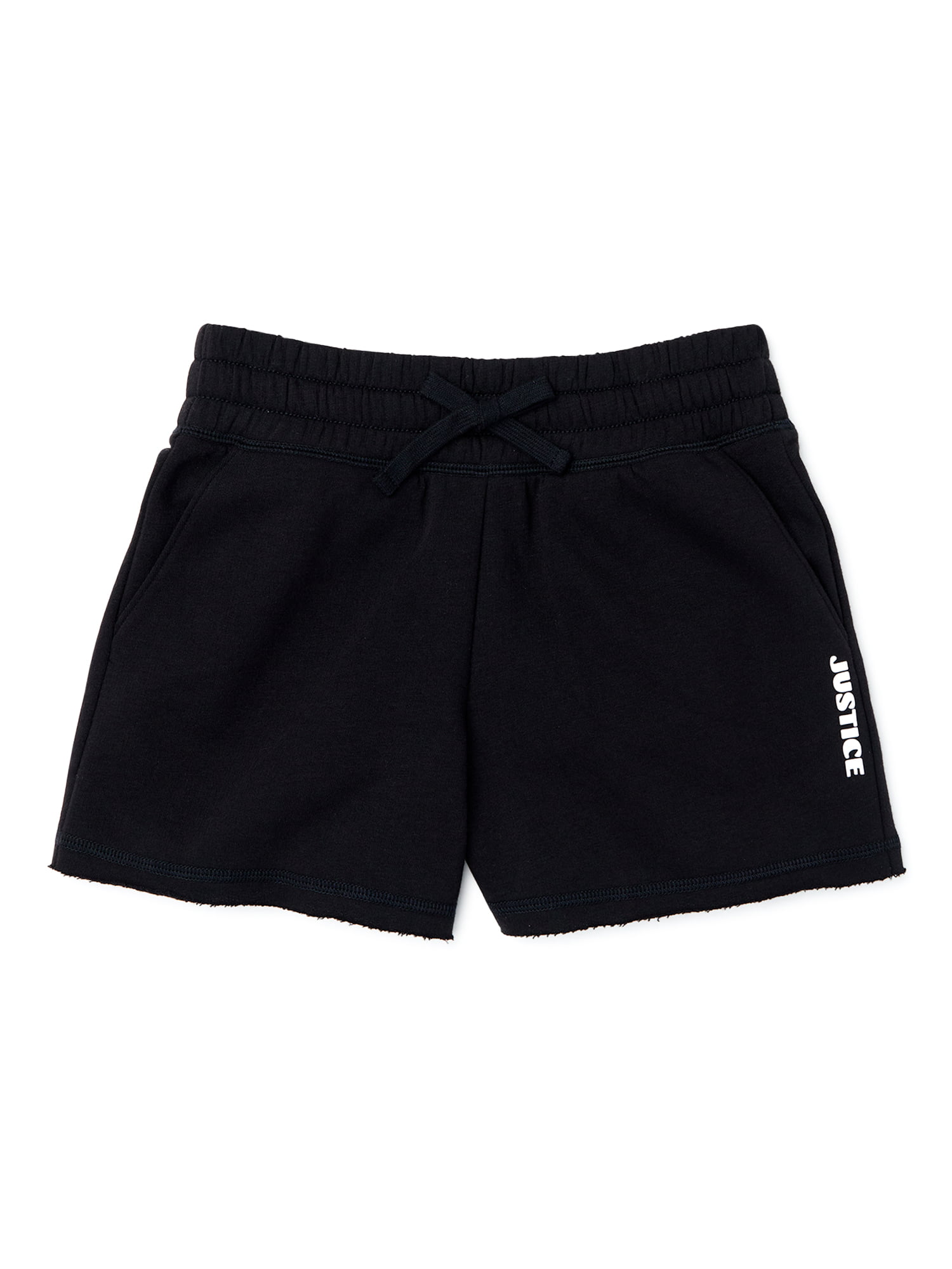 Justice Girls French Terry Solid Midi Shorts, Sizes 4-18 & Plus ...