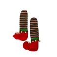 thumbnail image 4 of Matsuzay 1 par de fundas navideñas para patas de sillas, festivales de Navidad, fiestas, vacaciones, hogar, comedor, Bar, Hotel, dormitorio, Barra de herramientas Verde, 4 of 6