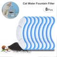 thumbnail image 2 of Filtros de filtro 8pcs para filtros de fuente de Agua de Agua Transparente de 61oz/1.8L, 2 of 7