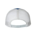 thumbnail image 3 of Richardson Low Pro Trucker Cap, M-L, Heather Royal-Silver, 3 of 3