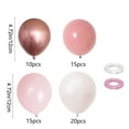 thumbnail image 3 of ICQOVD 60-Piece Romantic Couples Party Inflatable Decor Kit Anniversary Celebration Festive Bundle, 3 of 6