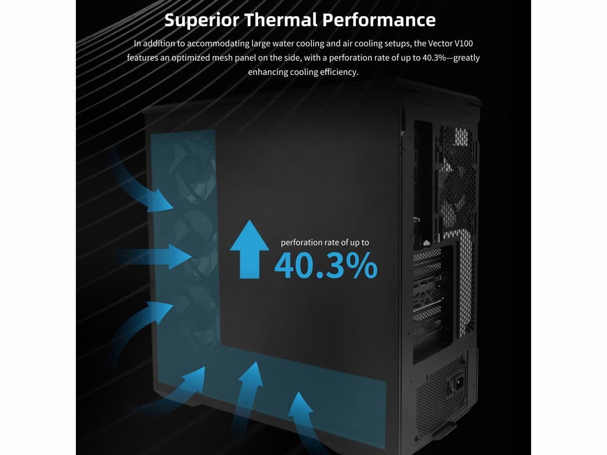 Lian Li V100RW V100 ATX Mid Tower PC Case White