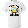 thumbnail image 3 of Inktastic I Ride the Cool Bus with Yellow Bus T-Shirt, 3 of 5