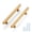 Champagne Gold, variant on 10 Pack Matte Black 3 Inch Hole Center Cabinet Hardware Handles Stainless Steel Square Dresser Pulls Black Kitchen Drawer Handles for Cabinets