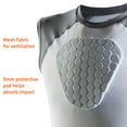 thumbnail image 4 of Shock Doctor Hex Sleeveless Padded Sternum Shirt, White, Youth Large, Unisex, 1 Pack, 4 of 6