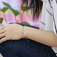 thumbnail image 3 of AkoaDa Amethyst Bracelet Double Heart Temperament Bangles Natural Crystal Bracelet Help Sleep Bracelets Women Girls Jewelry Gift, 3 of 6