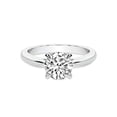 thumbnail image 4 of 4 Carat IGI Certified Round Shape Lab Grown Diamond Engagement Ring | 14K White Gold | Azalea Classic Solitaire Diamond Ring | FG-VS1-VS2 Quality Friendly Diamonds, 4 of 6