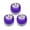 Purple-3pcs, variant on VMWMSSR 3-Hole Icing Color Coupler, Baking Piping Tip Adapter For Multi-Color Cream, Cake Decorating Tool Baking Accessory For Pastry Bags(Purple-3Pcs)