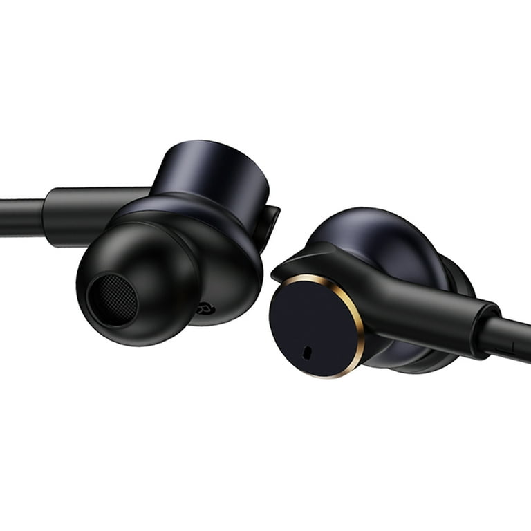 Wired earbuds bass boost 3.5mm in ear Noise cancelling headphones dynamic bass Stereo Heavy bass Noise isolation wire earphones with mic 3.5mm jack ear bud Walmart