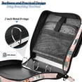 thumbnail image 4 of FORMRS Zipper Binder with Shoulder Strap 2-inch Ring 500 Sheet Capacity File Bag, Christmas Snowman, 4 of 5
