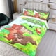 thumbnail image 3 of Osito Conjunto de sábanas temático, trío de piezas, cómodo y amigable con la piel, diseño único, regalo de decoración para el hogar para familiares, amigos y fans, 90 cm * 190 cm, 3 of 6