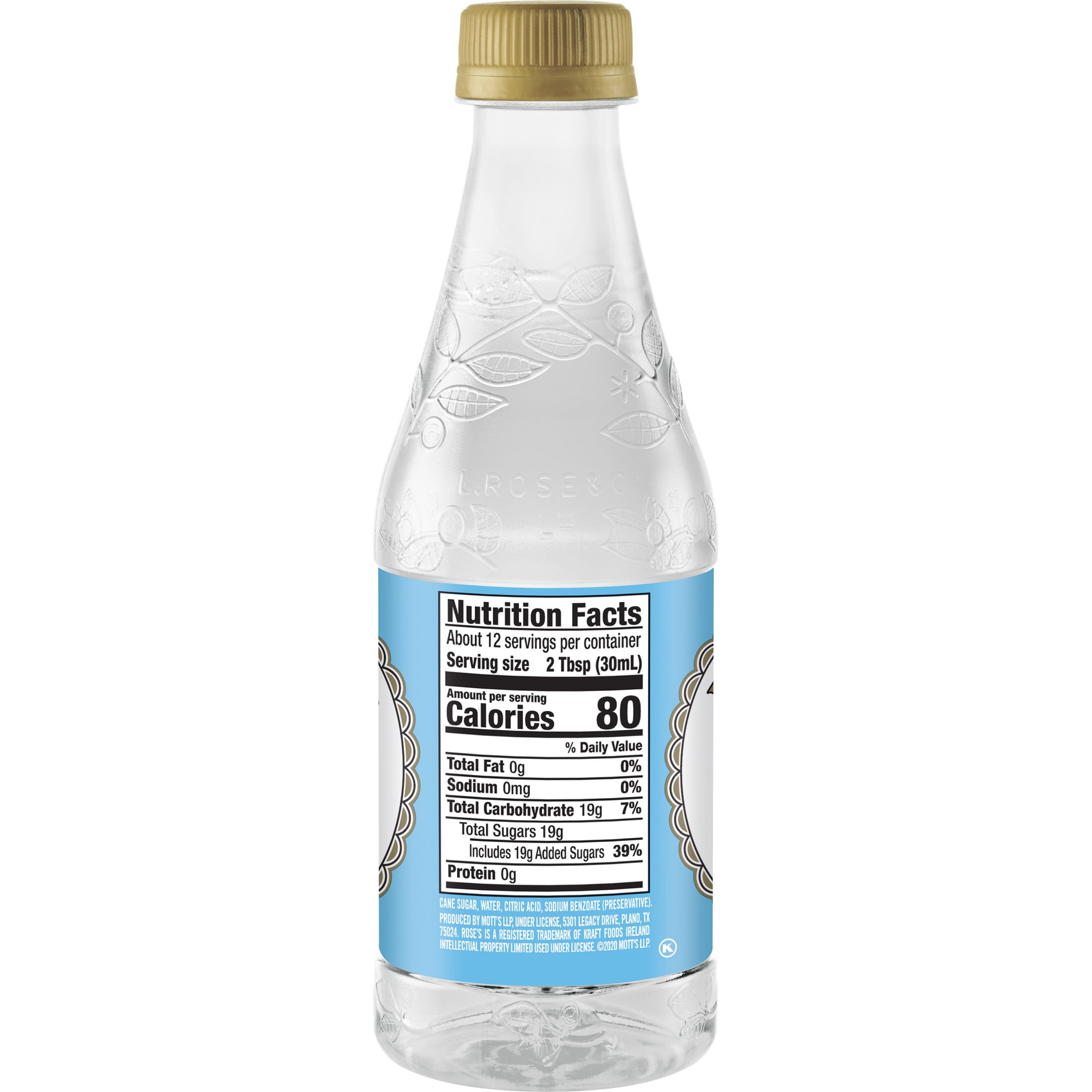 Rose's Simple Syrup Mixer, 12 fl oz, Bottle