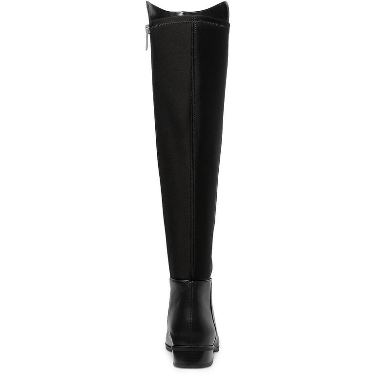 Michael michael kors bromley tall leather block heel hotsell boots