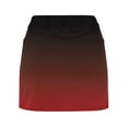 thumbnail image 6 of MIXUE Skirts For Women Summer Gradient Print Elastic High Waist Yoga Sports Mini Tennis Skirt Activewear,Red,XXXL, 6 of 6