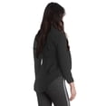 thumbnail image 4 of Hybrid & Company Womens Casual Work High Low Blazer Jacket JK45590 1073T Charcoal Large, 4 of 7