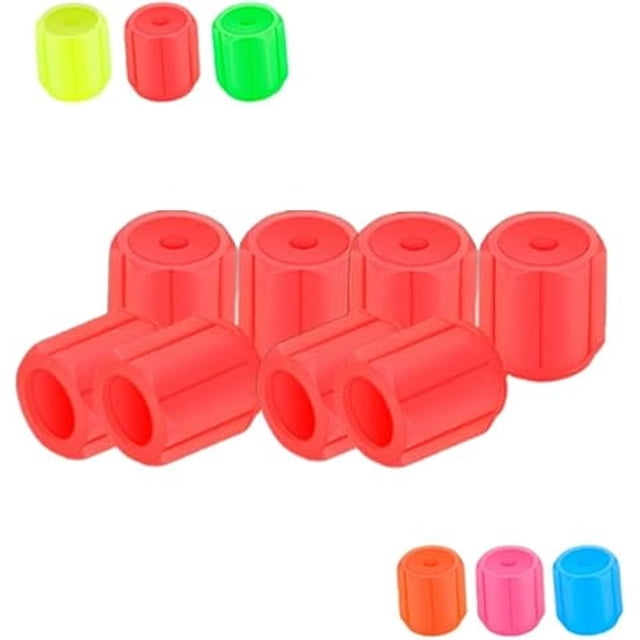 Tapones de válvulas de neumáticos que brillan en la oscuridad - Luminous No-Tool Install Protective Covers para coches, camiones y bicicletas
