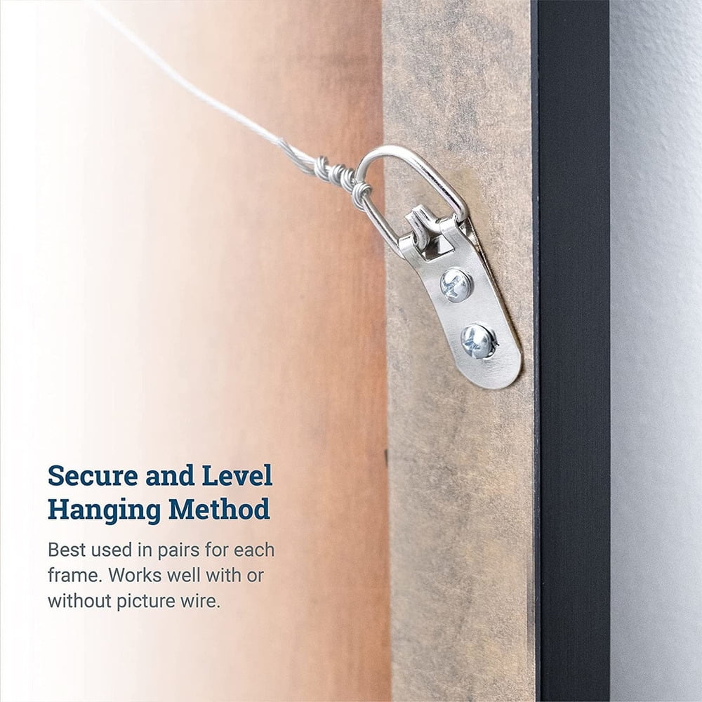 Applicable to 50 Pieces Heavy Duty D-Ring Picture Hangers