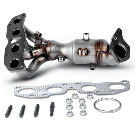 Boat Exhaust Manifolds For 2007-2013 Nissan Altima 2.5L Catalytic Converter Exhaust Manifold 4-Cylinder High Flow Cats 674-933 (OE Replace:14002-JA91E) ()