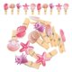 thumbnail image 3 of Shell Photo Clips Wooden Pegs Pink for Decoration 30Pcs Ocean Style, 3 of 5
