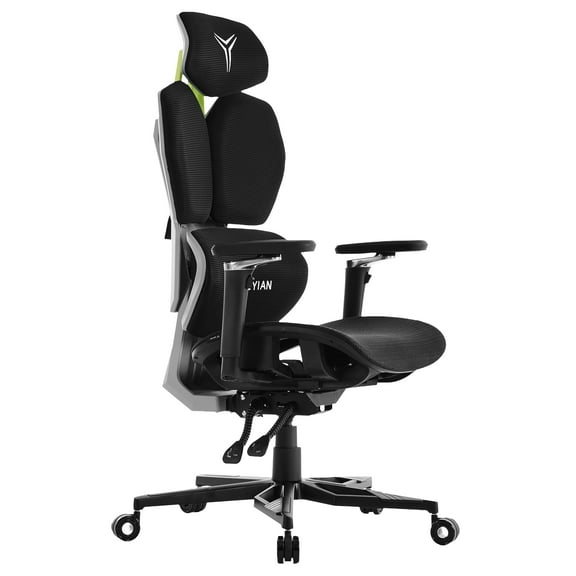 Yeyian Ergonomic Gaming Chair. Lumbar Support, Adjustable Seat Height, Adjustable Armrests. YAR-GAOME-M1