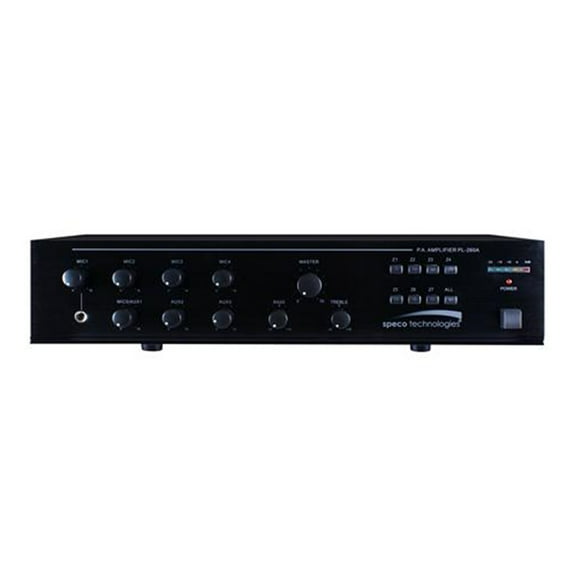 Speco Technologies Amplifer,260W,7-zone PL260A