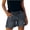Grey, variant on Womens Jean Shorts Stretchy High Waisted Ripped Denim Shorts with Pockets Trendy Distressed Cut Off Shorts by Yigetop Black S