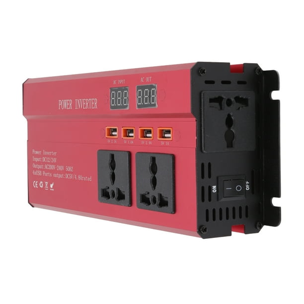Power Inverter, Safe Charging Technology 12V 24V To 220V Power