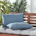 thumbnail image 2 of Sunbrella 21 x 14 in. Rectangle Outdoor Throw Pillow (2-Pack) - Spectrum Denim, 2 of 6