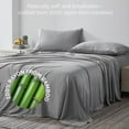 thumbnail image 2 of Southshore Fine Living, Inc. King Sheet Set, Rayon Derived from Bamboo Bedsheets, Steel Grey, 2 of 6
