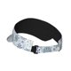 thumbnail image 2 of Fotbe Retro ice blue snowflakes Visera Deportiva con Diseño, Gorra Abierta Ajustable de Algodón para Mujer y Hombre, 2 of 7