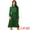 Green, variant on Work Shirt Long Sleeve Pleated Midi Dress M Royal Blue