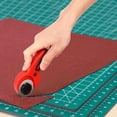 thumbnail image 3 of Rotary Cutter with 1.8inch Blades, Ergonomic Rotary Cutter with Safety Lock for Fabric, Leather, Sewing, Blanket, Fabric Cutter Wheel Perfect for Left & Right Hand, 3 of 7