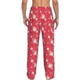 thumbnail image 3 of Picia Hello Summer Flamingo Mens Soft Woven Cotton Elastic Waistband Sleep Pajama Pant Lounge Sleep Pant With Pockets And Drawstring-Large, 3 of 9