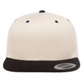 thumbnail image 3 of Yupoong Mens The Classic Premium Snapback 2-Tone Cap, 3 of 5