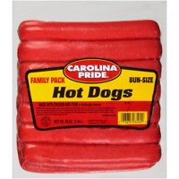 Carolina Pride Red Hot Dogs Family Pack, 48 oz