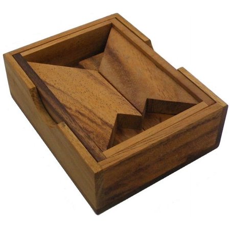H Letter With Wooden Box - Wooden Puzzle Brain Teaser