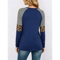 thumbnail image 3 of Women's Maternity Nursing Shirt Top Long Sleeve Patchwork Breastfeeding Clothes, 3 of 8