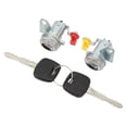 thumbnail image 3 of 69051-12340 juego de cilindro de cerradura de puerta de aleación de aluminio de ajuste directo lado del conductor del pasajero para automóviles ANGGREK Otros, 3 of 8