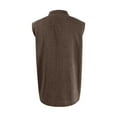 thumbnail image 3 of WTOBBY Men's Summer Solid Color Casual Sports Vest With Button Details And Pocket Features Sleeveless Design Quick-Drying Comfort For Lightweight Active Wear Everyday Use,Brown M, 3 of 4
