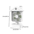 thumbnail image 3 of EUDIDV Portable Fan USB Household Desktop Spray Humidifying Fan Office Fan;Suitable for Indoor and Outdoor Use, 3 of 6