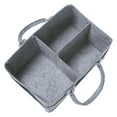 thumbnail image 6 of Sammy & Lou Felt Baby Nursery Diaper Storage Caddy, Gray, 6 of 12