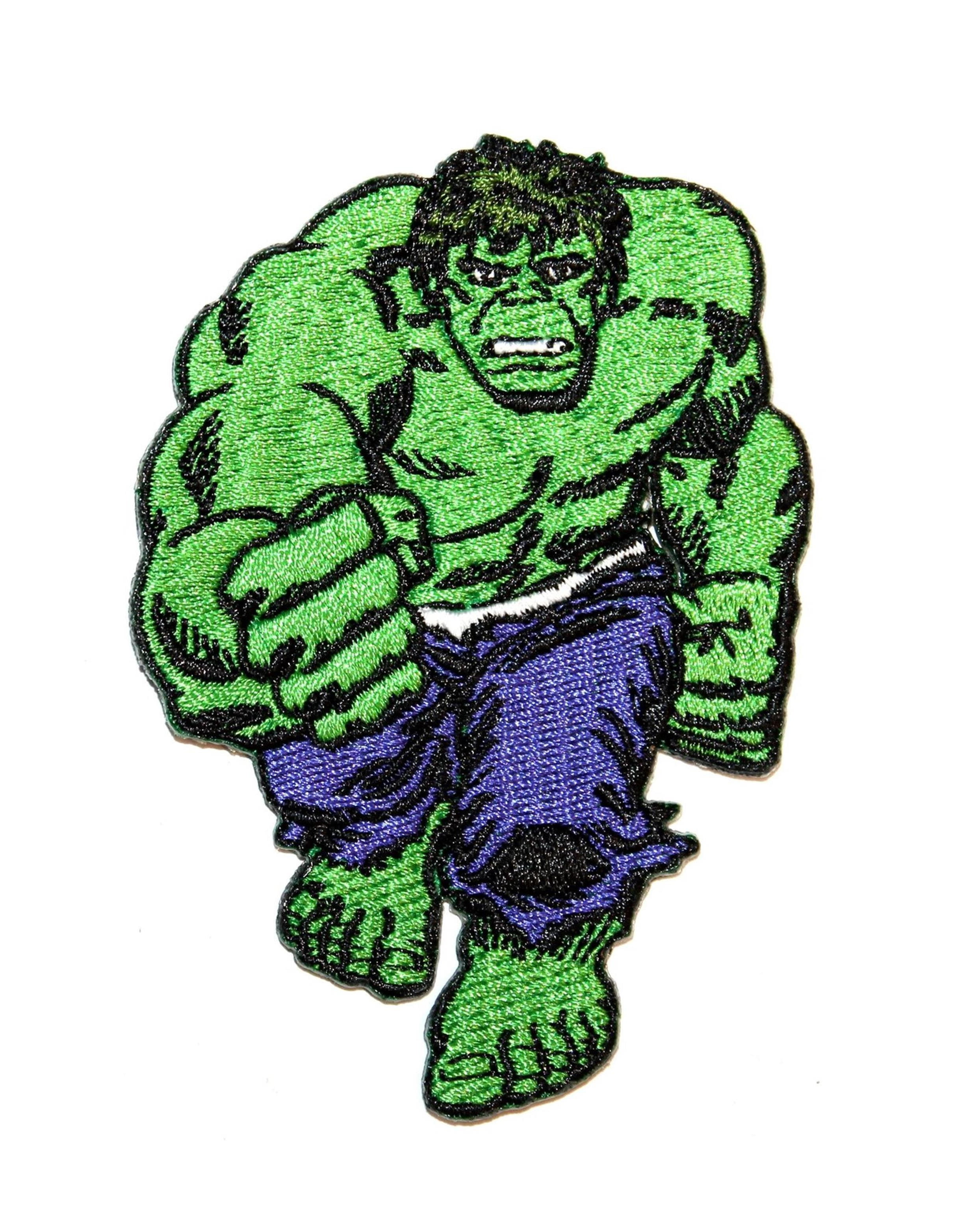 Official Marvel Comics Avengers The Incredible Hulk Script Iron on Applique Patch 