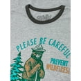 thumbnail image 2 of Tee Luv Men's Smokey Bear Prevent Wildfires Ringer T-Shirt (XXL), 2 of 3