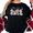 Black-1, variant on Women's Easter Bunny Coffee Cups with Eggs Carrots Daisies Hearts Graphic Casual T Shirt Short Sleeve Round Neck Top Black S-5XL