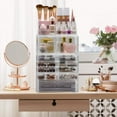 thumbnail image 4 of Sorbus Cosmetic Makeup and Jewelry Storage Case Tower Display Organizer - Marble, 4 of 9