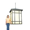 thumbnail image 6 of Meyda Tiffany 99441 Eight Light Down Lighting Outdoor Pendant - Black, 6 of 7