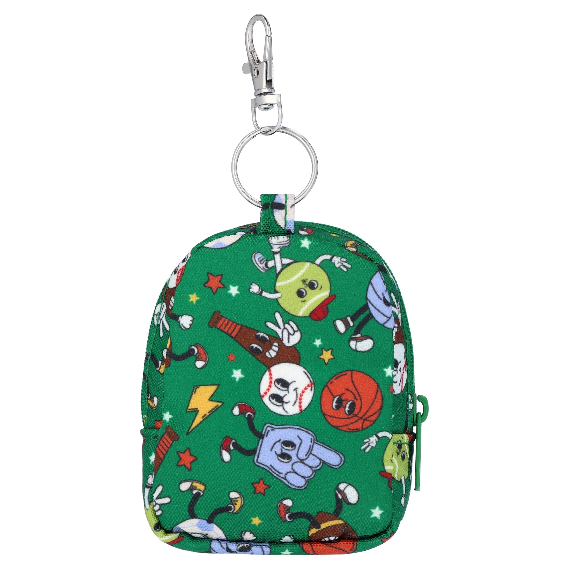 Pen+Gear Mini Sports Backpack Charm, Green, 3.55 inch