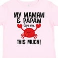 thumbnail image 4 of Inktastic Mamaw Papaw Love Me Boys or Girls Toddler T-Shirt, 4 of 5